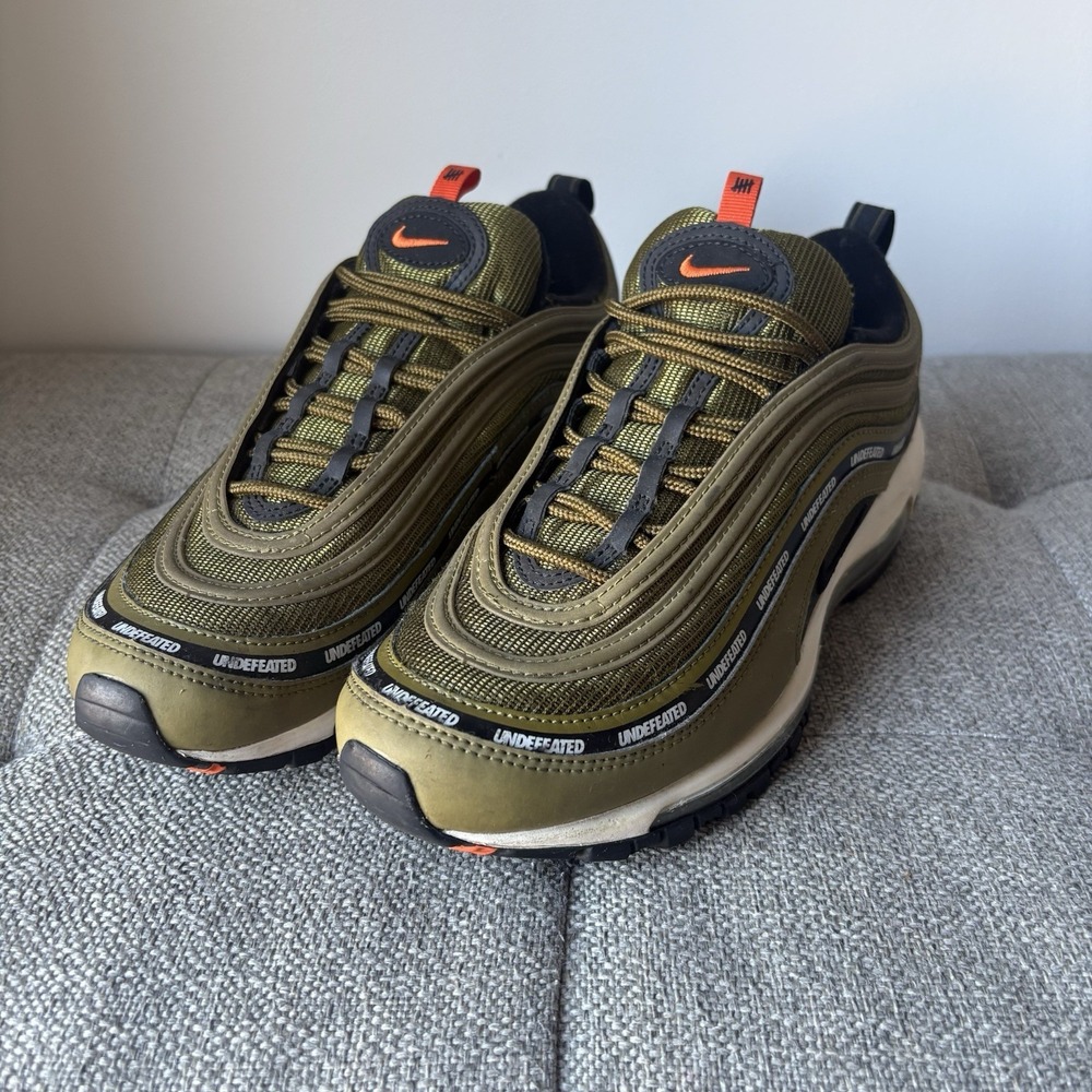 Nike Undefeated X Air Max 97 Women's Size8‎ Shoes Sneakers Militia Green 2020